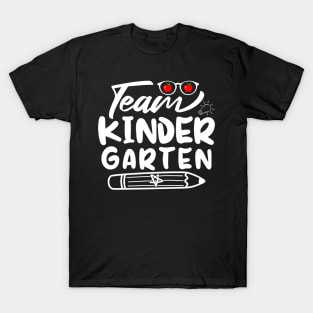 Team Kindergarten Boys Teacher Back To School Kinder Crew T-Shirt T-Shirt